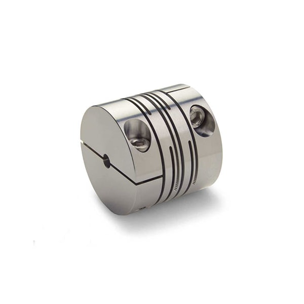 Ruland Slit Coupling, Clamp, Short, Bores 0.188"x3mm, OD 0.630", Aluminum RSC10-3/16"-3MM-A - main